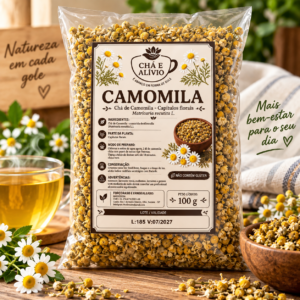 Camomila 100g Natural Chá e Alívio